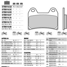 BREMBO Тормозные колодки BREMBO 07BB1973