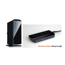 Корпус InWin BQ660 Black Mini-ITX 80W USB Audio Fan+External Remote Control