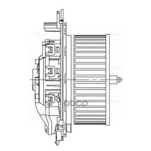 Э Вентилятор Отоп. Для А М Skoda Octavia A7 (13-) Vw Golf Vii (12-) Skoda Octavia Iii (5e3, Nl3, Nr3) 1.6 01.2014 -  <=> Skoda Octavia Iii (5e3, Nl3, Nr3) 1.8 Tsi 11.2012 - LUZAR арт. LFH18EM