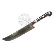 Нож Пчак  #Уз1269-МА, (сталь ШХ15), гарда - олово, рукоять - рог