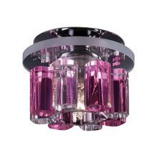 Novotech IP20 хром прозрачно-розовый 369349 NT 043 G9 40W 220V CARAMEL 1
