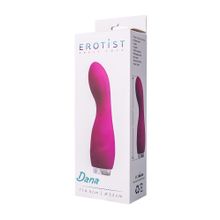 Erotist Розовый мини-вибратор Erotist Dana - 14,5 см.