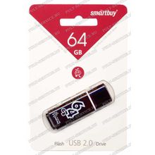 Флешка 64 Gb SmartBuy Glossy Black