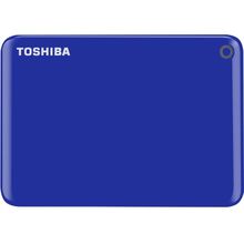 Внешний жесткий диск 3Tb Toshiba Canvio Connect II (HDTC830EL3CA) голубой