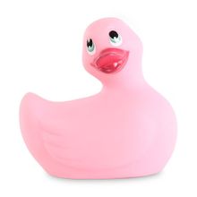 Big Teaze Toys Розовый вибратор-уточка I Rub My Duckie 2.0 (розовый)