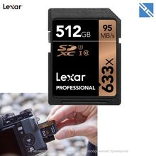 Карта памяти Lexar SDXC 512Gb 633x UHS-I  LSD512CBNL633