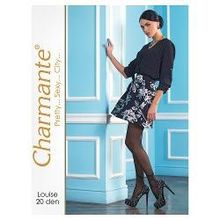 Колготки фантазийные Charmante Louise, 20 den, nero, L XL