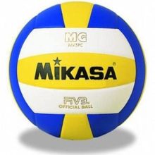 Мяч волейбольный Mikasa p.5,клееный, бут.кам, бел-син-желт