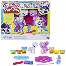 PLAY-DOH (Hasbro) Hasbro Play-Doh B9717 Набор Пластилина "Твайлайт и Рарити" B9717