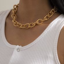 Колье-цепь под золото (арт. 83505-4)