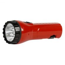 Фонарь SmartBuy, аккумуляторный, зарядка 220В, красный, 4 LED (SBF-93-R)