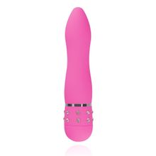 EDC Wholesale Розовый мини-вибратор Diamond Smooth Vibrator - 11,4 см. (розовый)