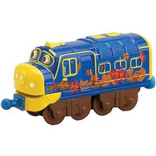 Chuggington Чаггингтон Die-Cast, Паровозик Брюстер в осенней листве LC54023