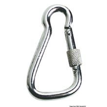 Osculati Carabiner hook AISI 316 large w.safety tread 23 mm, 09.179.12