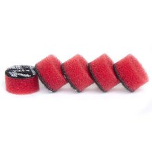 Поролоновый полировальный круг ZviZZer Mini ZV-MINI159HC красный твердый 5 шт 15 9 15 мм