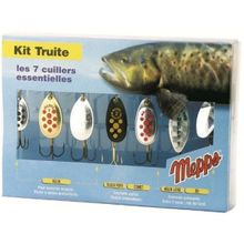 Набор блесен KT Spinners Kit Trout, для ловли форели Mepps