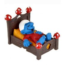 Schleich Смурф в кроватке