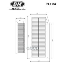 Фильтр Воздушный BM-Motorsport арт. FA2180