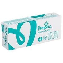 Подгузники Pampers Active Baby-Dry 3 (5-9 кг), 208 шт