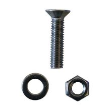 Maritim Винт с потайной головкой из нержавеющей стали DIN 7965 4 x 25 мм 6 штук пакет с шайбами и гайками