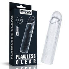 Прозрачная насадка-удлинитель Flawless Clear Penis Sleeve Add 1 - 15,5 см. (243730)