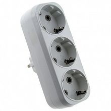 Разветвитель сетевой   ЛОНДОН 3-местный, с заземлением, ARP16-3 | код. ARP16-3 |  EKF