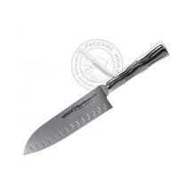 Нож кухонный SBA-0093 "SAMURA BAMBOO", Сантоку, 137 мм