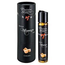 Plaisir Secret Массажное масло с ароматом карамели Huile de Massage Gourmande Caramel - 59 мл.