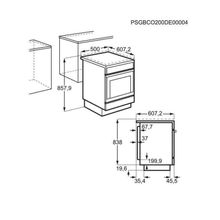 Комбинированная плита Electrolux RKK560200W 50см белый