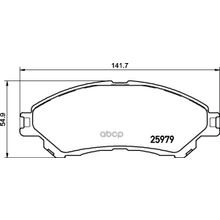 Колодки Тормозные Дисковые |Перед Зад| Brembo арт. P79032