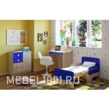 Детская мебель ЖИЛИ-БЫЛИ, комплект-2 синий