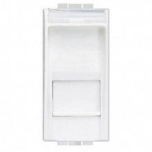 Розетка компьютерная 1xRJ45 Cat.5 LIVING LIGHT, белый |  код. N4279C5E |  Bticino