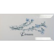 Керамическая плитка Ape Biselado Decor Linum Blanco декор 10х20