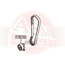 Ролик Натяжной Ремня Грм Toyota  7a-Fe, 4a-Fe - 01  2002  Geely Mk ASVA арт. TYBP002