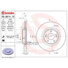 Диск Тормозной Standard | Перед | Brembo арт. 09B61410