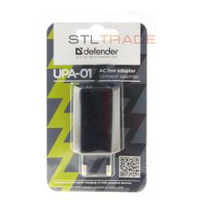 Сетевое зарядное устройство c USB Defender UPA-01, 1A, черные