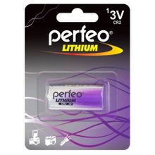 Батарейка CR 2 Perfeo Lithium, 1 шт, блистер