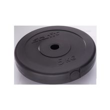 STARFIT Диск пластиковый BB-203, d=26 мм, черный, 5 кг