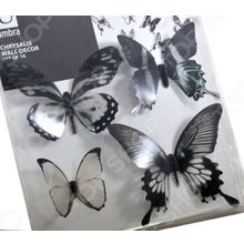 Umbra Chrysalis Black «Тропические бабочки»