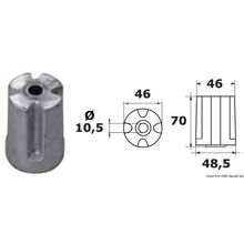 Osculati Zinc anode B, 43.512.00