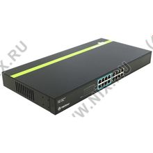 TRENDnet [TPE-T88g] 16-Port PoE+ Switch (8UTP 10 100 Mbps PoE + 8UTP 10 100 Mbps)