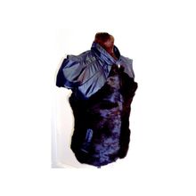 ПОШИВ модного мехового ЖИЛЕТА на молнии, с оригинальной драпировкой по плечам(МОДЕЛЬ на фото В НАЛИЧИИ!).ИНТЕРНЕТ-АТЕЛЬЕ