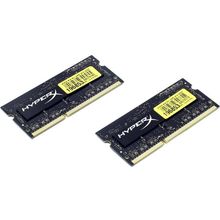 Модуль памяти   Kingston HyperX  HX316LS9IBK2 8   DDR3 SODIMM 8Gb KIT 2*4Gb   PC3-12800   CL9  (for  NoteBook)