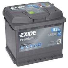 Аккумулятор автомобильный Exide Premium EA530 6СТ-53 обр. 207x175x190