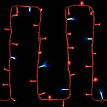 Neon-Night 315-182 Уличная светодиодная гирлянда Дюраплей LED 20 м, красный, мерцание(каждый 5-ый), провод Каучук белый