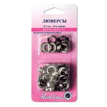 Hemline Люверсы 8.7 мм (тип"E") 36 шт.