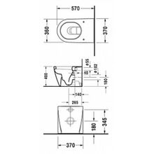 Унитаз приставной Duravit Starck 2 2128090000