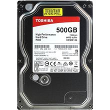 Жёсткий диск   HDD 500 Gb SATA 6Gb s Toshiba P300   HDWD105UZSVA   3.5" 7200rpm 64Mb