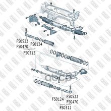 Наконечник Рулевой Тяги Левый Правый Audi A4 A6 A8 Allroad 96-> FIXAR арт. FS0522