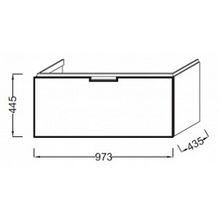 Мебель для ванной Jacob Delafon Reve 100 белый, 1 ящик